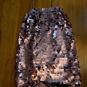 A New Day Rose Gold Sequin Dress